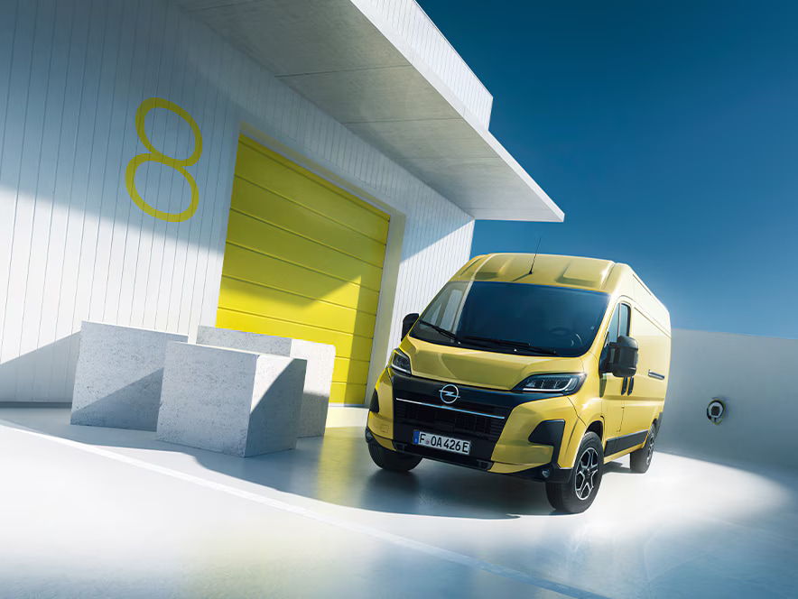 Un modèle utilitaire Opel Electrique
